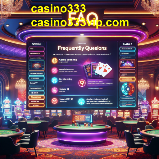 Explorando a Categoria FAQ do Casino333: Respostas para Suas Dúvidas